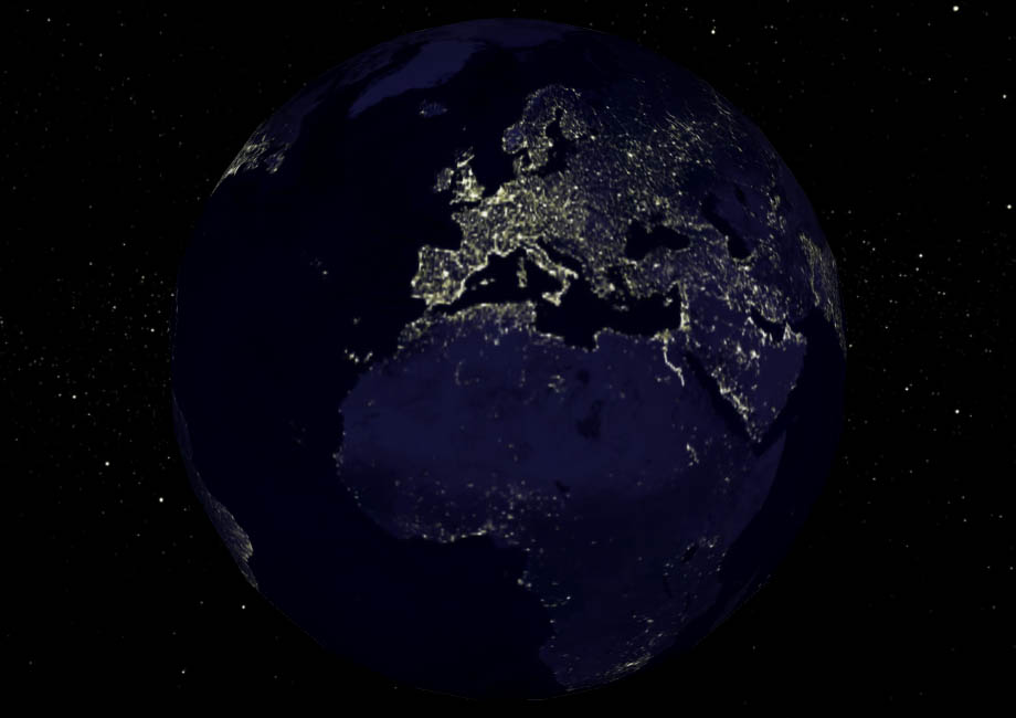 Europe at Night